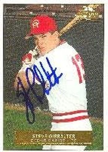 Steve Gubralter Cedar Rapids s - s Affiliates 1992 Fleer Excel Autographed Card - Minor League Card. This item comes with a certificate of authenticity from Autograph-Sports. Autographed - Baseball in Saudi Arabia