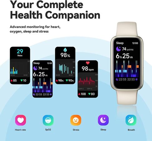 Fitness Trackers,Smart Watch with 1.47" Color Screen,100+Sport Modes Fitness Watch with Heart Rate Sleep Monitor, Pedometer Step Counter Watch, 3TAM Waterproof Activity Trackers for Women Men,BK in Saudi Arabia