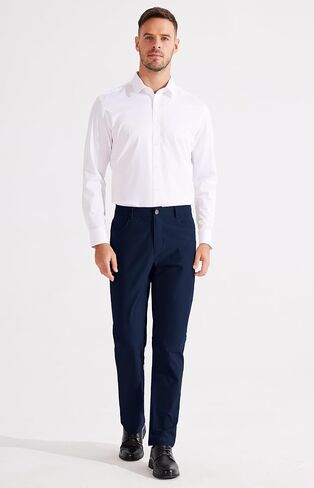 Golf Pants for Men Stretch Work Dress Pants 30" Quick Dry Lightweight Business Casual Pant in Saudi Arabia