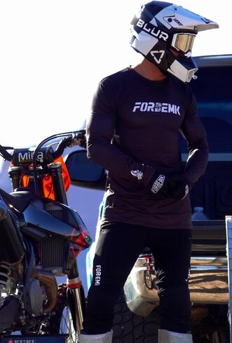 سراويل FORBEMK للرجال لركوب الدراجات الجبلية وركوب الدراجات MTB، سريعة الجفاف وخفيفة الوزن وقابلة للتنفس BMX Downhill Bike Pants in Kuwait