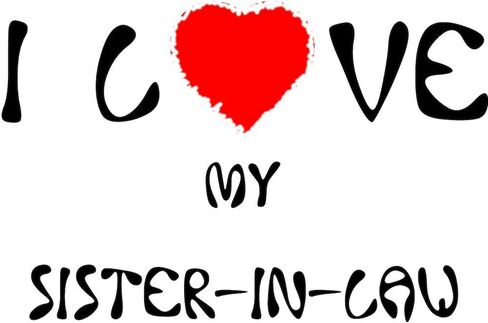 CafePress I Love My Sister In Law Mug 11 oz (325 ml) Ceramic Coffee Mug in Saudi Arabia