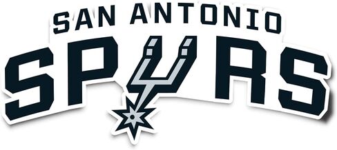 Desert Cactus San Antonio Spurs NBA Officially Licensed Sticker Vinyl Decal Laptop Water Bottle Car Scrapbook (Individual 1) in Saudi Arabia