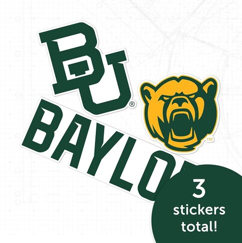 Desert Cactus Baylor University Sticker Bears Vinyl Decals Laptop Water Bottle Car Scrapbook T5 (Type 5-1) in Saudi Arabia