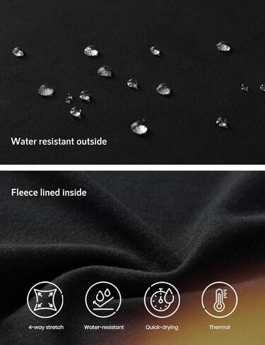 بنطال Yogipace طويل للنساء مبطن بالصوف الحراري، بنطال رياضي شتوي لليوجا مستقيم الساق مع جيوب جانبية، 35 بوصة، أسود، مقاس M in Kuwait