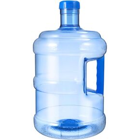 Water Bottle,Gallon Round Plastic Water Jug With Handle And Screw Cap,Reusable Leak Proof Bottle For Camping Hiking Travel Sports,1.32 Gallon in Kuwait