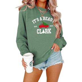 Christmas Sweatshirts for Women It's A Beaut Clark Sweatshirt Xmas Holiday Crewneck Casual Long Sleeve Pullover in Kuwait