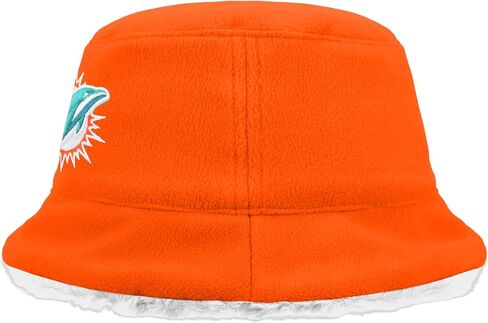 FOCO NFL Unisex-Adult NFL Team Logo Reversible Faux Fur Bucket Hat in Saudi Arabia