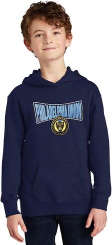 Outerstuff Philadelphia Union Kids Size 4-7 Draft Pick Logo Pullover Fleece Hoodie in Saudi Arabia