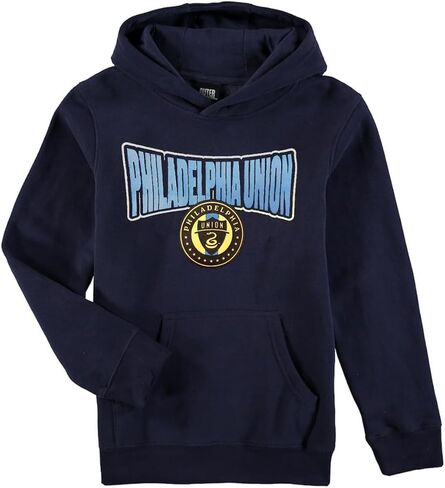 Outerstuff Philadelphia Union Kids Size 4-7 Draft Pick Logo Pullover Fleece Hoodie in Saudi Arabia