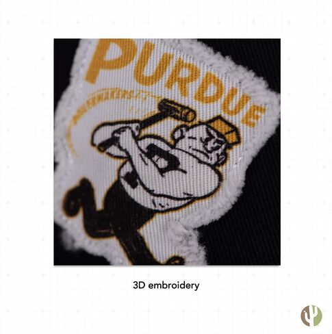 Desert Cactus Purdue University Baseball Hat Boilermakers Brimmed Embroirderd Hats Cap Adjustable Cloth Strap Adult (Style K1 Vintage) Black in Saudi Arabia