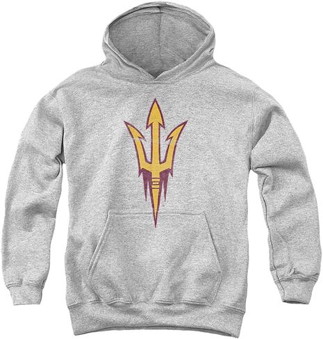 Arizona State University Official Distressed Primary Youth Kids Boy/Girls Pull-Over Hoodie Sweatshirt in Kuwait