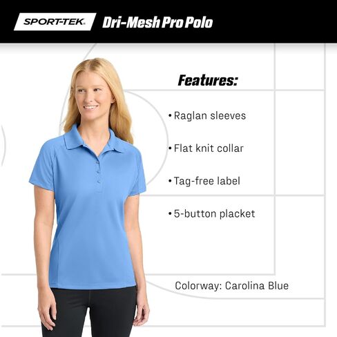 SPORT-TEK Women's Dri Mesh Pro Polo in Saudi Arabia