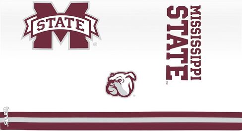 Tervis Mississippi State Bulldogs - كوب سفر معزول بجدار مزدوج مصنوع في الولايات المتحدة الأمريكية يحافظ على المشروبات باردة وساخنة، 16oz 4pk، كلاسيكي in Saudi Arabia