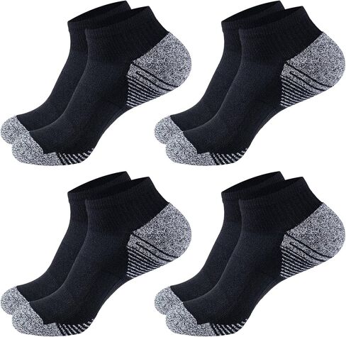 LUBOT ANTI-ODOR 2026 Bamboo Viscose + Cotton Ankle/Crew/Quarter Socks - Moisture-Wicking, Cushioned, Arch Support in Saudi Arabia