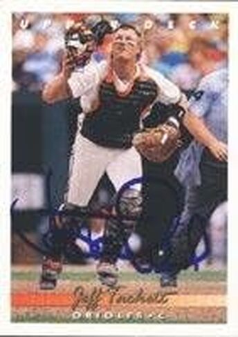 Jeff Tackett Baltimore Orioles 1993 Upper Deck Autographed Card. This item comes with a certificate of authenticity from Autograph-Sports. Autographed - MLB Autographed Baseball Cards in Saudi Arabia