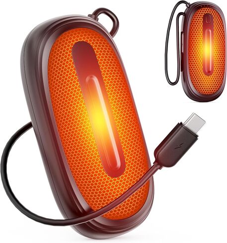 Hand Warmers Rechargeable 2 Pack, AI Smart 1s Fast Heated, 6-24 Hour Dual-Sided Safety Long Heat, Fast Heating Level 5, Electric Hand Warmers with Type-C Cable, Hunting Essentials Ski Camping Gifts in Saudi Arabia