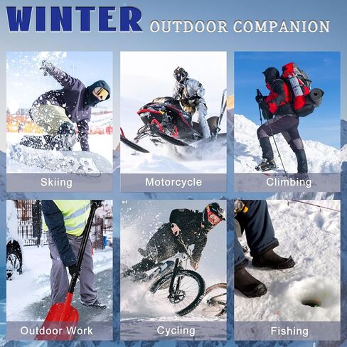 Balaclava Ski Mask Magnetic Openable Face Covering Cold Weather Men Women Breathable Winter Fleece Hood for Skiing, Running, Motorcycle, Outdoor Work Black in Saudi Arabia