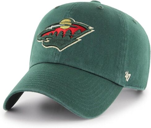 47 NHL Team Color Alternate Logo الأساسي قبعة قابلة للتعديل، مقاس واحد يناسب الجميع in Kuwait