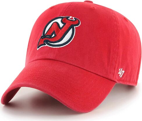 47 NHL Team Color Alternate Logo الأساسي قبعة قابلة للتعديل، مقاس واحد يناسب الجميع in Kuwait