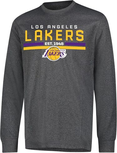 Ultra Game Men's NBA Official Active Long Sleeves Pullover T-Shirt in Saudi Arabia
