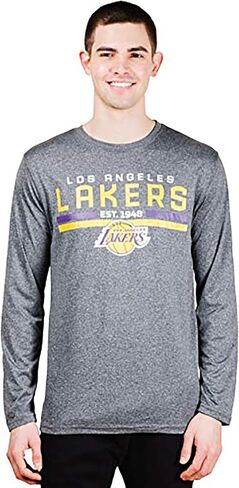 Ultra Game Men's NBA Official Active Long Sleeves Pullover T-Shirt in Saudi Arabia