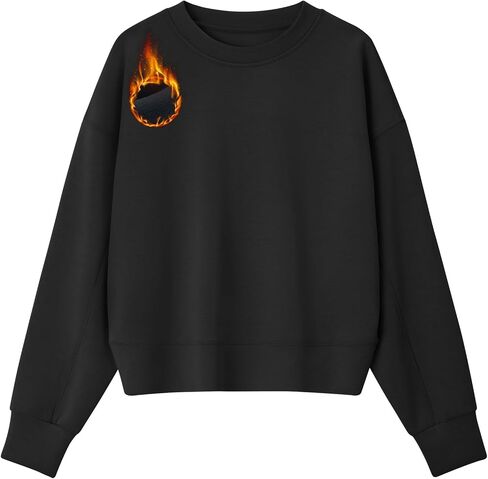 G4Free Smoofit مشروط لينة المرأة الصوف بلوزات Crewneck البلوز هوديس كم طويل بلايز عادية in Saudi Arabia