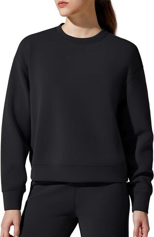 G4Free Smoofit مشروط لينة المرأة الصوف بلوزات Crewneck البلوز هوديس كم طويل بلايز عادية in Saudi Arabia
