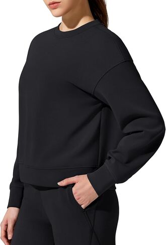 G4Free Smoofit مشروط لينة المرأة الصوف بلوزات Crewneck البلوز هوديس كم طويل بلايز عادية in Saudi Arabia
