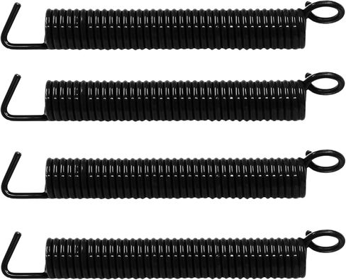 BokWin Noiseless Tremolo Springs 4 Pack - Tremolo Bridge Tension Spring for Fender Strat/ST/Stratocaster Electric Guitar with Smooth Operation | Replacement Part（Black） in Saudi Arabia