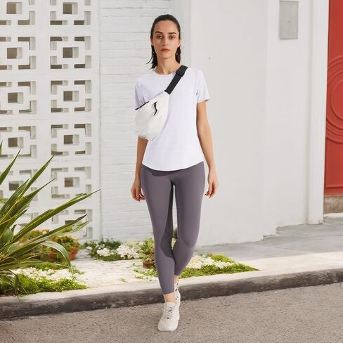 Womens Short Sleeve T Shirts Workout Gym Athletic Running Summer Tops Quick Dry Crewneck Yoga Sports Exercise Tee Shirt in Saudi Arabia