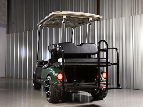 طقم مقعد خلفي قابل للطي من PROFX مع قضيب إمساك لعربة الجولف Yamaha G29/Drive (2007-2016) in Kuwait