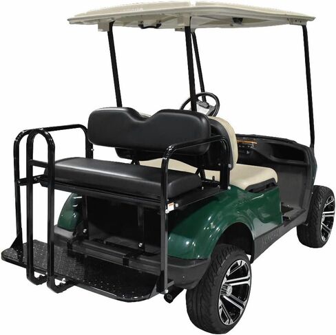 طقم مقعد خلفي قابل للطي من PROFX مع قضيب إمساك لعربة الجولف Yamaha G29/Drive (2007-2016) in Kuwait