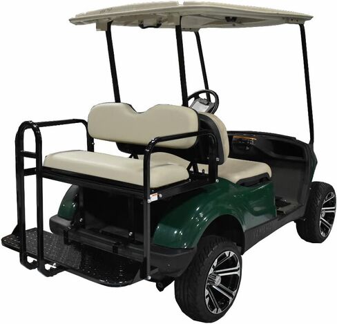 طقم مقعد خلفي قابل للطي من PROFX مع قضيب إمساك لعربة الجولف Yamaha Drive2 (2017-Up). in Kuwait