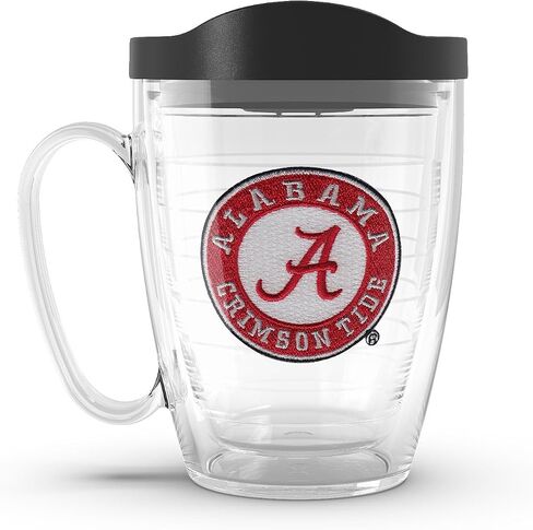 Tervis Made in USA Double Walled Ohio State Buckeyes Insulated Tumbler Cup Keeps Drinks Cold & Hot, 16oz Mug, Emblem in Saudi Arabia