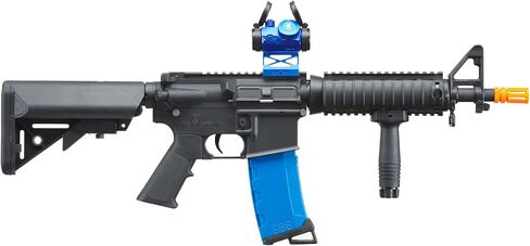 بندقية لانسر التكتيكية Gen 2 MK18 CQB Airsoft AEG مع نقطة رؤية حمراء (بطارية، شاحن، مقبض متضمن) in Kuwait