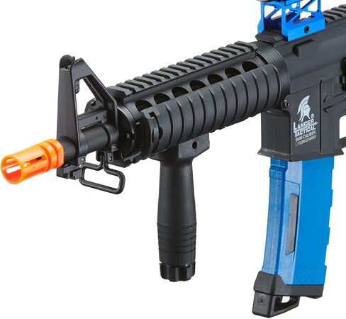 بندقية لانسر التكتيكية Gen 2 MK18 CQB Airsoft AEG مع نقطة رؤية حمراء (بطارية، شاحن، مقبض متضمن) in Kuwait