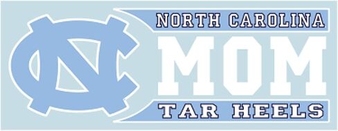 North Carolina Decal (NC TARHEELS MOM DECAL (6''), 6 in) in Saudi Arabia