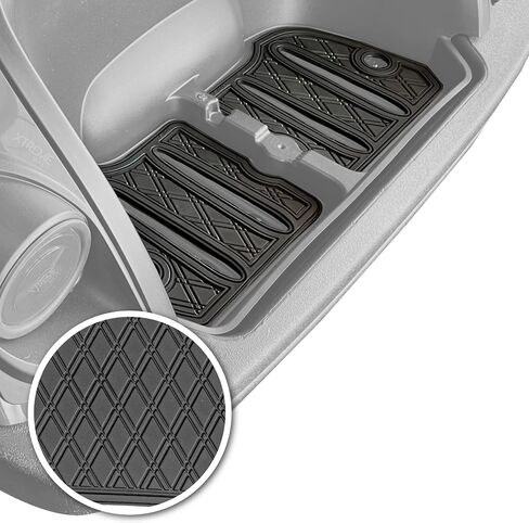 Xtreme Mats Bag Well Mat Rubber Liner Insert Protects Plastic Surfaces from Scuffs for Golf Carts - Compatible with Yamaha DR2 Drive2 EFI QuieTech - All Black in Saudi Arabia