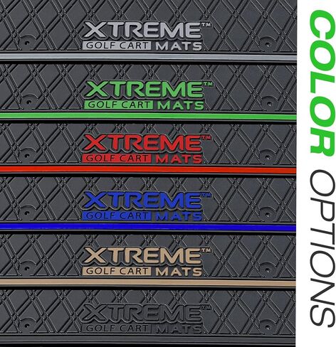Xtreme Mats Bag Well Mat Rubber Liner Insert Protects Plastic Surfaces from Scuffs for Golf Carts - Compatible with Yamaha DR2 Drive2 EFI QuieTech - All Black in Saudi Arabia
