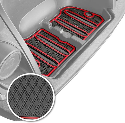 Xtreme Mats Bag Well Mat Rubber Liner Insert Protects Plastic Surfaces from Scuffs for Golf Carts - Compatible with Yamaha DR2 Drive2 EFI QuieTech - All Black in Saudi Arabia