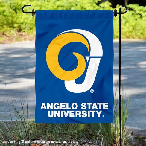 شركة College Flags & Banners Co. Angelo State Rams Wordmark Logo Garden Banner Flag in Saudi Arabia