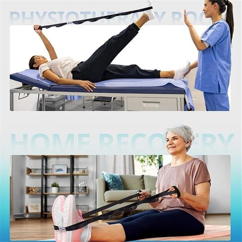Stretching Strap Yoga Strap with 10 Loops Stretch Bands for Exercise in Saudi Arabia