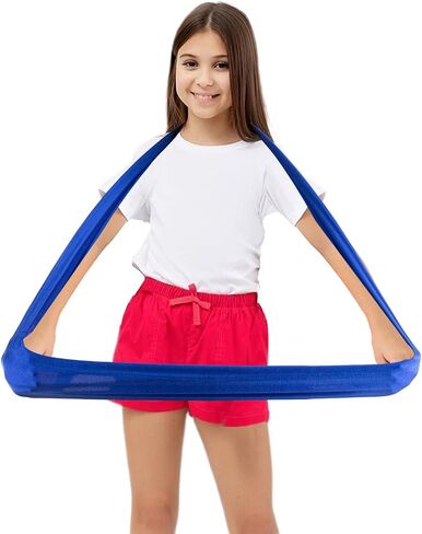 Kids Stretch Band Focus Tool, 30" Resistance Band for Kids Stretches to Over 46", ADHD Tools for Kids, Stretch Strap Calming Fidget Bands for Kids with ADHD ADD Autism & Sensory Needs in Saudi Arabia