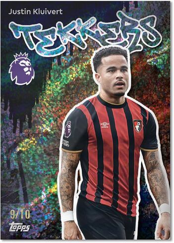 Topps Premier League 2025-26 - الإصدار الأول - صندوق كامل - 28 حزمة في كل صندوق (280 بطاقة) 3 أو أكثر من بطاقات الإدخال الخاصة في كل حزمة. in Saudi Arabia