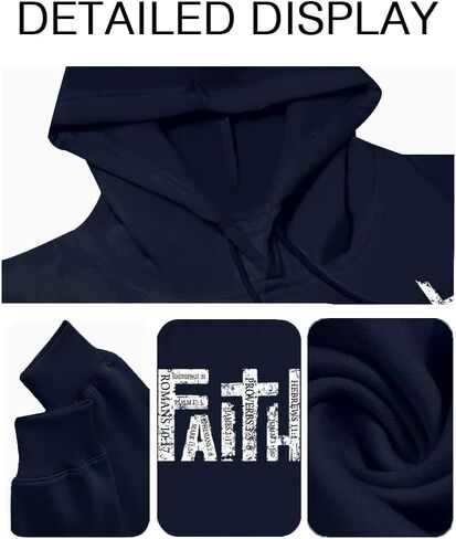 Faith Sweatshirts for Women Christian Sweatshirt Jesus Cross Graphic Shirt Bible Verse Religious Hoodie Pullover Tops in Saudi Arabia