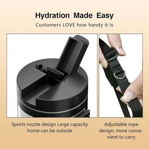 Hydrogen Water Pitcher with Handle: Smart 32 Oz Hydrogen-Enriched Kettle with Dry Electrolysis, Self-Cleaning, Tilt Protection, USB-C Rechargeable in Saudi Arabia