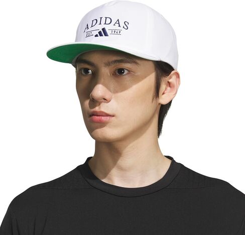 Adidas Men's Foundation Strapback Hat – Adjustable Baseball Cap with Classic Logo in Saudi Arabia
