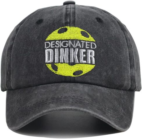 KKMKSHHG Pickleball Accessories for Men Women, Funny Dink Pickle Ball Lovers Hats, Adjustable Embroidered Distressed Washed Pickleball Equipment Baseball Cap, Birthday Sports Gifts for Mom Dad Friends in Saudi Arabia