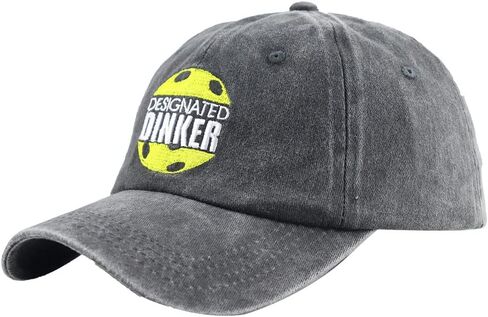KKMKSHHG Pickleball Accessories for Men Women, Funny Dink Pickle Ball Lovers Hats, Adjustable Embroidered Distressed Washed Pickleball Equipment Baseball Cap, Birthday Sports Gifts for Mom Dad Friends in Saudi Arabia