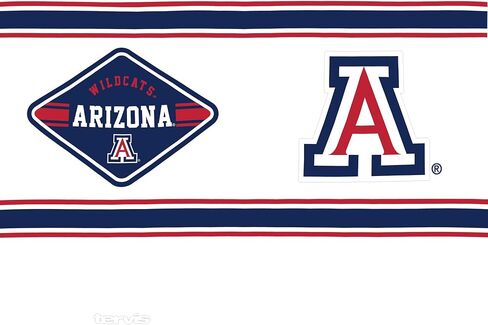 Tervis Arizona Wildcats - أول سلسلة مصنوعة في الولايات المتحدة الأمريكية كوب سفر معزول بجدار مزدوج يحافظ على المشروبات باردة وساخنة، 24oz، كلاسيكي in Saudi Arabia